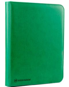 Rebinder Premium Toploader 9-Pocket Zip-Binder-Groen (Diversen) Nieuw