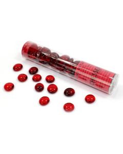 Chessex Glass Gaming Stones-Crystal Red (Diversen) Nieuw