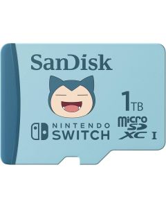 SanDisk Pokémon MicroSDXC for Nintendo Switch Snorlax-1TB (Diversen) Nieuw