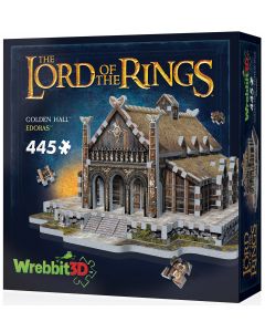 Wrebbit The Lord of the Rings 3D Puzzel-Golden Hall Edoras 455 Pieces (Diversen) Nieuw