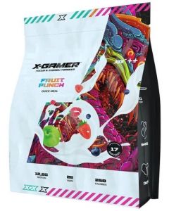 X-GAMER Quick Meal 17 Servings -Fruit Punch 1,2kg (Diversen) Nieuw