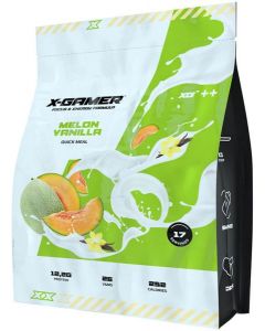 X-GAMER Quick Meal 17 Servings -Melon Vanilla 1,2kg (Diversen) Nieuw