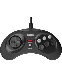 Retro-Bit SEGA Mega Drive Wired 8 Button Arcade Pad-Zwart (Diversen) Nieuw