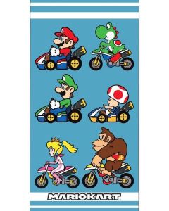 Nintendo Mario Kart Characters Strandlaken 70 x 140 cm-Standaard (Diversen) Nieuw