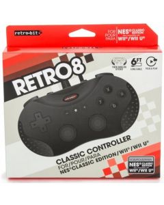 Retro-Bit Retro 8 Classic Controller -Zwart (Diversen) Nieuw