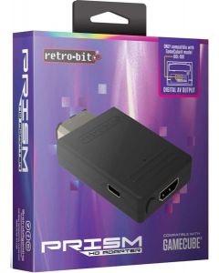 Retro-Bit Prism HD Adapter -Zwart (Gamecube) Nieuw