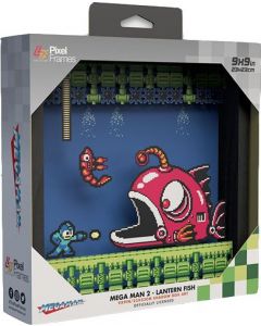 Pixel Frames Capcom Shadow Box Art 23x23CM -Mega Man 2 Lantern Fish (Diversen) Nieuw