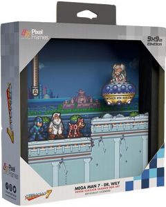 Pixel Frames Capcom Shadow Box Art 23x23CM -Mega Man 7 Dr. Wily (Diversen) Nieuw