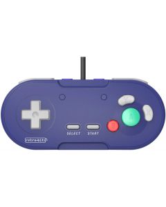 Retro-Bit Legacy Wired Pad for GameCube / Wii-Paars (GameCube) Nieuw