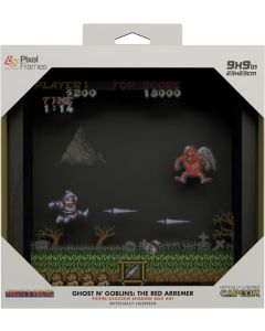 Pixel Frames Capcom Shadow Box Art 23x23CM-Ghost 'n Goblins The Red Arremer (Diversen) Nieuw