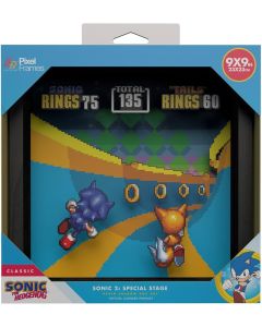 Pixel Frames SEGA Shadow Box Art 23x23CM-Sonic Special Stage (Diversen) Nieuw