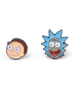 Difuzed Rick and Morty Cufflinks-Rick & Morty Heads (Diversen) Nieuw