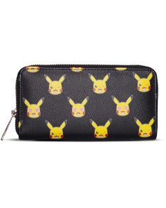 Difuzed Pokémon Girls Zip Wallet-Pikachu Head AOP (Diversen) Nieuw