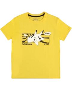 Difuzed Pokemon Pika! 025 Short Sleeve Girls T-Shirt Geel -Maat L (Diversen) Nieuw