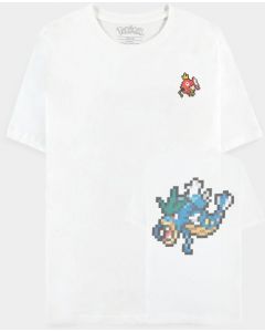 Difuzed Pokemon Pixel Magikarp & Gyarados T-Shirt -Maat XL (Diversen) Nieuw