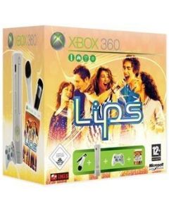 Xbox 360 Arcade Wit Pack-Incl. Lips & 2 Microfoons (Xbox 360) Nieuw