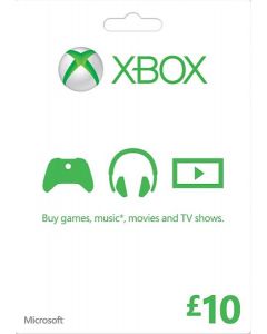 Xbox Live Gift Card-10 Pond (Diversen) Nieuw