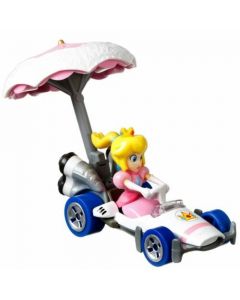 Mattel Hot Wheels Mario Kart Die-Cast Cars 1/64 Custom-Peach B-Dasher w/ Parasol (Diversen) Nieuw