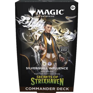 Magic The Gathering TCG Secrets of Strixhaven Commander Deck-Silverquill Influence (Diversen) Nieuw