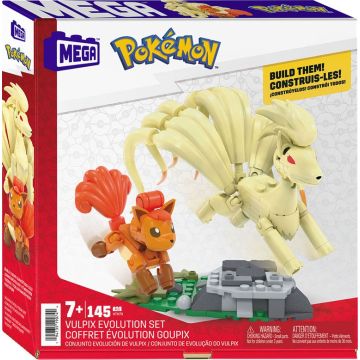 Mattel Mega Construx Pokémon Building Set-Vulpix Evolution Set (Diversen) Nieuw