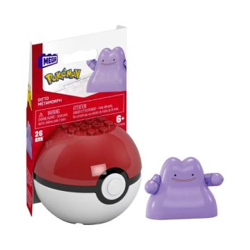 Mattel Mega Construx Pokémon Poké Ball Building Set-Ditto (Diversen) Nieuw