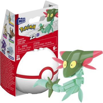 Mattel Mega Construx Pokémon Poké Ball Building Set-Dreepy (Diversen) Nieuw