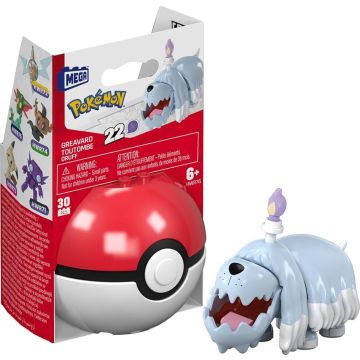 Mattel Mega Construx Pokémon Poké Ball Building Set-Greavard (Diversen) Nieuw