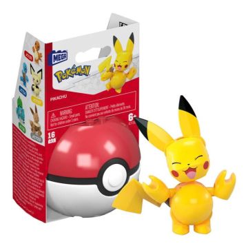 Mattel Mega Construx Pokémon Poké Ball Building Set-Pikachu B (Diversen) Nieuw