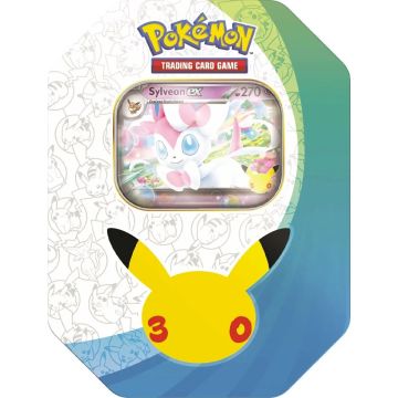 Pokémon TCG 30th Anniversary Celebration-Sylveon ex Tin (Diversen) Nieuw