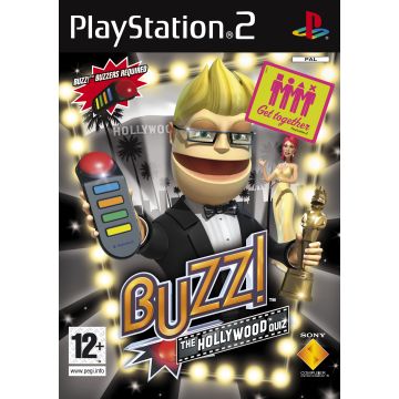 Buzz! The Hollywood Quiz-Standaard (PlayStation 2) Gebruikt