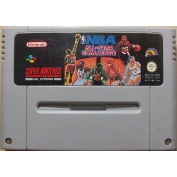 NBA All-Star Challenge-Kale Cassette (SNES) Gebruikt