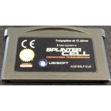 Tom Clancy's Splinter Cell Pandora Tomorrow-Kale Cassette (GBA) Gebruikt