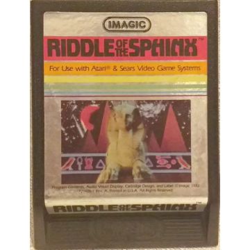 Riddle of the Sphinx-Kale Cassette (Atari 2600) Gebruikt