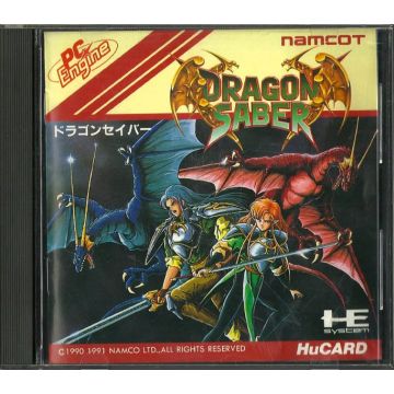 Dragon Saber-Kale Cassette (PCEngine) Gebruikt