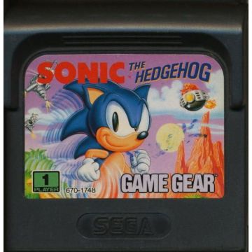 Sonic the Hedgehog-Kale Cassette (Sega GameGear) Gebruikt