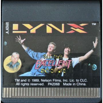 Bill and Ted's Excellent Adventure-Kale Cassette (Atari Lynx) Gebruikt