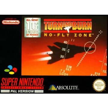 Turn and Burn No Fly Zone-Standaard (SNES) Gebruikt