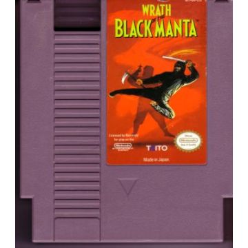 Wrath of the Black Manta-Kale Cassette (NES) Gebruikt