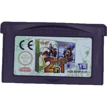 Hugo 2 in 1-Kale Cassette (GBA) Gebruikt