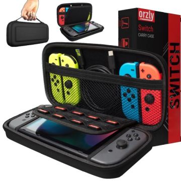 Orzly Carry Case for Nintendo Switch-Zwart (Switch) Gebruikt