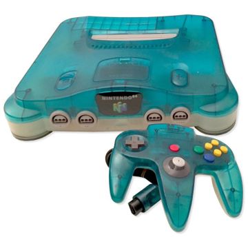 Nintendo 64 Funtastic Gen.2-Clear Blue (N64) Gebruikt