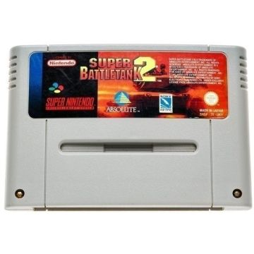 Super Battletank 2-Kale Cassette (SNES) Gebruikt