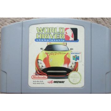 World Driver Championship-Kale Cassette (N64) Gebruikt
