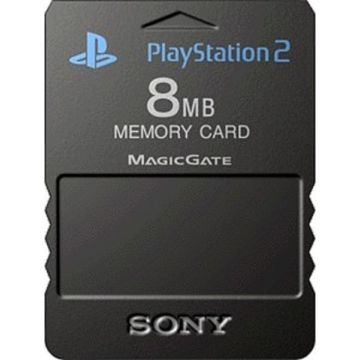 Sony Memory Card 8MB-Zwart (PlayStation 2) Gebruikt