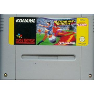 International Superstar Soccer-Kale Cassette (SNES) Gebruikt