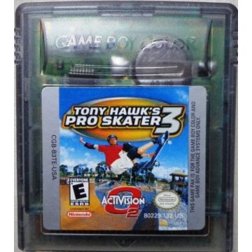 Tony Hawk's Pro Skater 3-Kale Cassette Amerikaans (GBC) Gebruikt