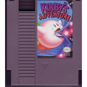 Kirby's Adventure-Kale Cassette (NES) Gebruikt