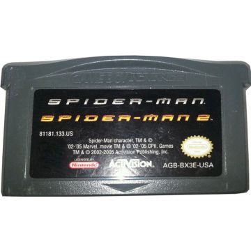 Spider-Man & Spider-Man 2-Kale Cassette (GBA) Gebruikt