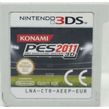 Pro Evolution Soccer 2011 3D-Kale Cassette (3DS) Gebruikt