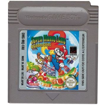 Super Mario Land 2 6 Golden Coins-Kale Cassette (Game Boy) Gebruikt